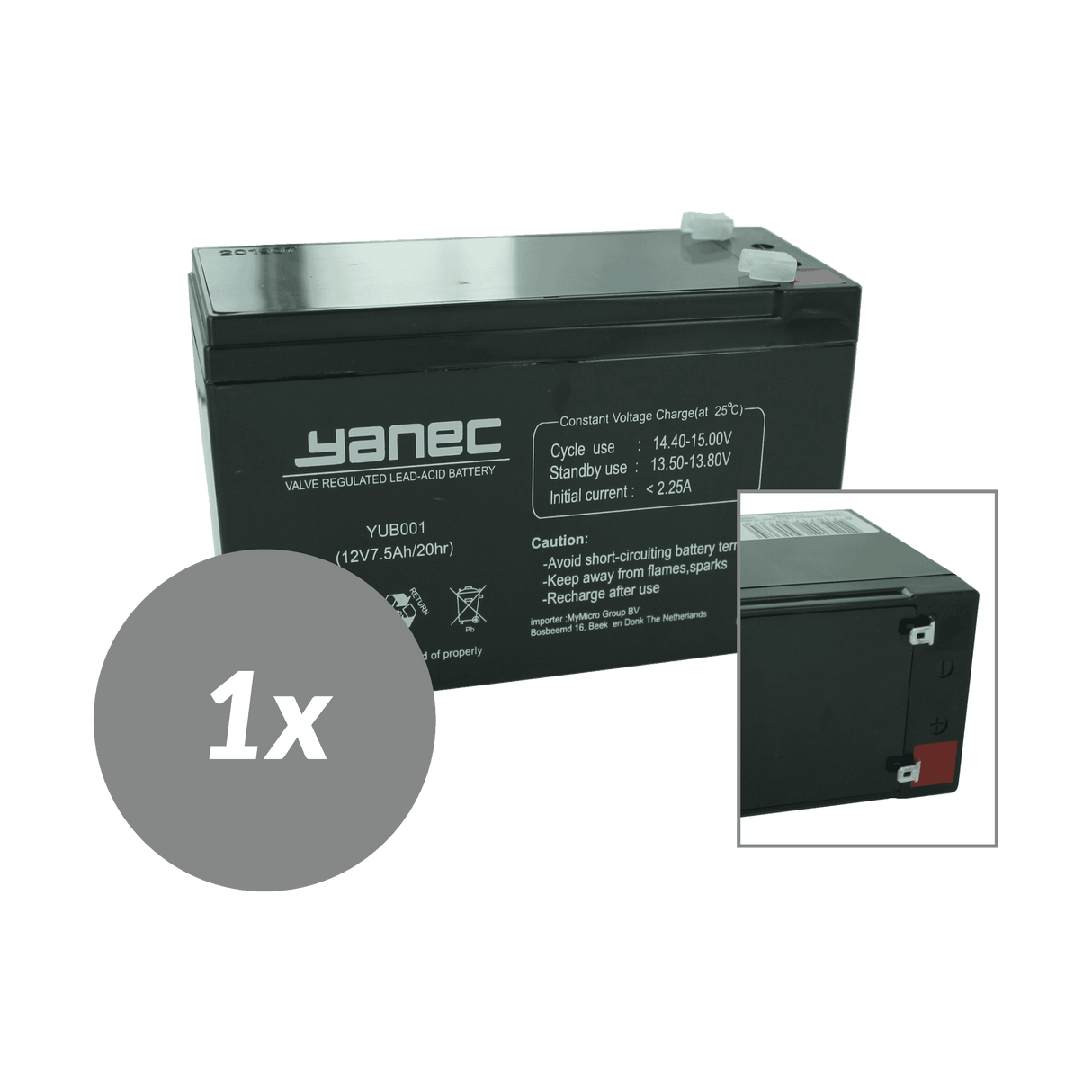 YaneC UPS Namestitev baterije RBC2 (brez kablov)