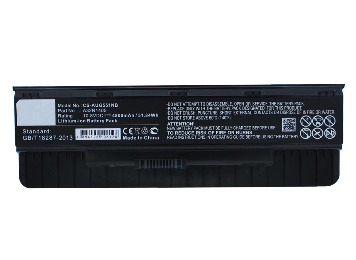 Replacement laptop accu 10.8v 52wh 4800mah