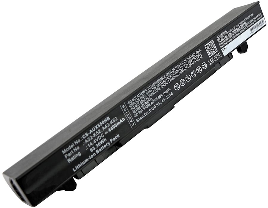 Replacement laptop accu extended 4400mah