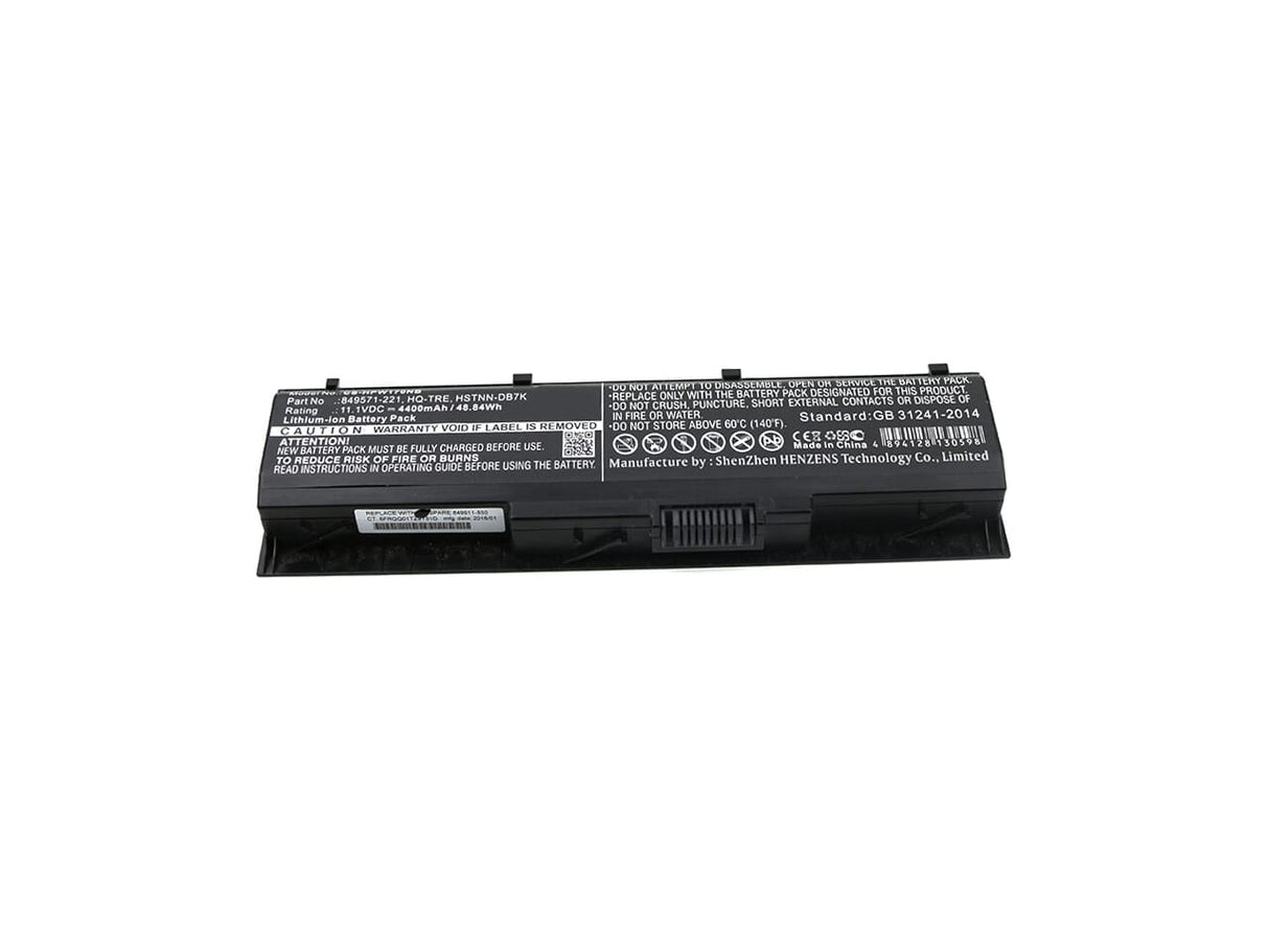 Replacement laptop accu 4400mah