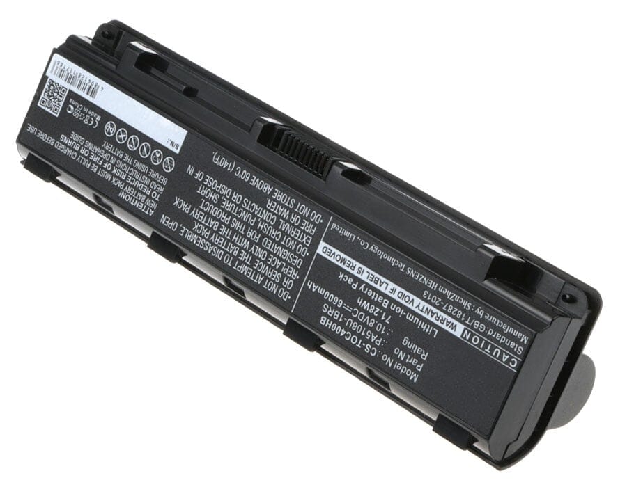 Replacement laptop accu 6600mah