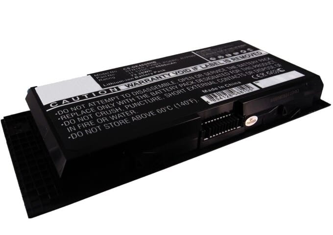 Batterie d'ordinateur portable de remplacement étendu 6600mAh