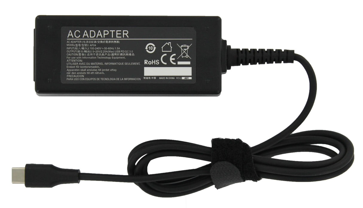 Náhradní notebook USB-C AD ADAPTTER 45W BLACK