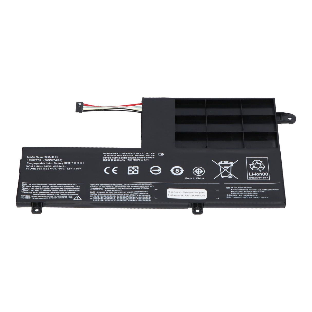 Batterie d'ordinateur portable de remplacement 4600 mAh