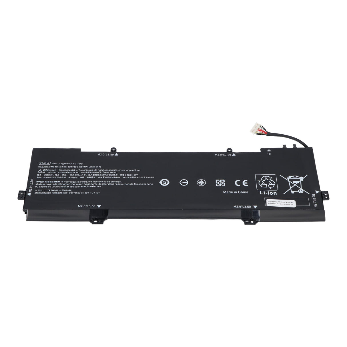 Batterie d'ordinateur portable de remplacement 6700 mAh