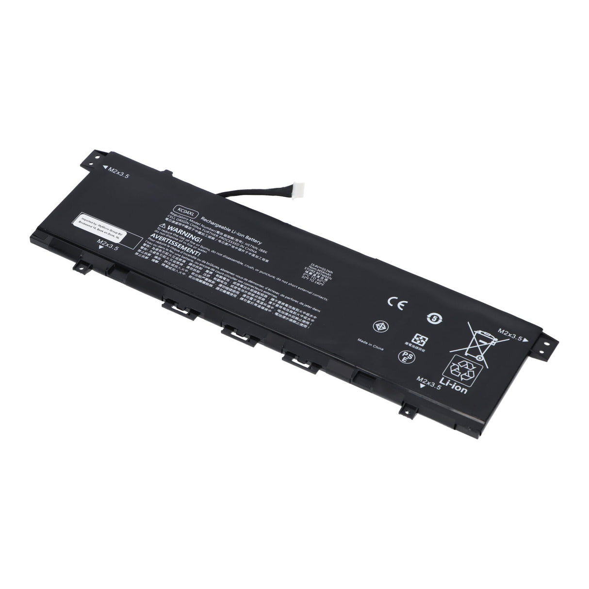 Replacement laptop accu 3400 mah