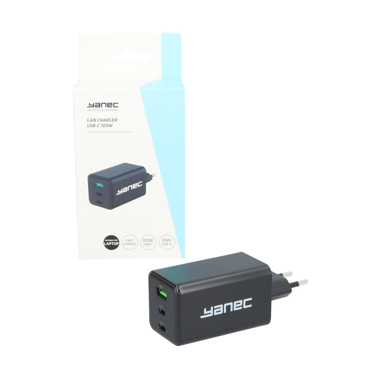 Act yanec compe gan lader usb-a usb-c 100w