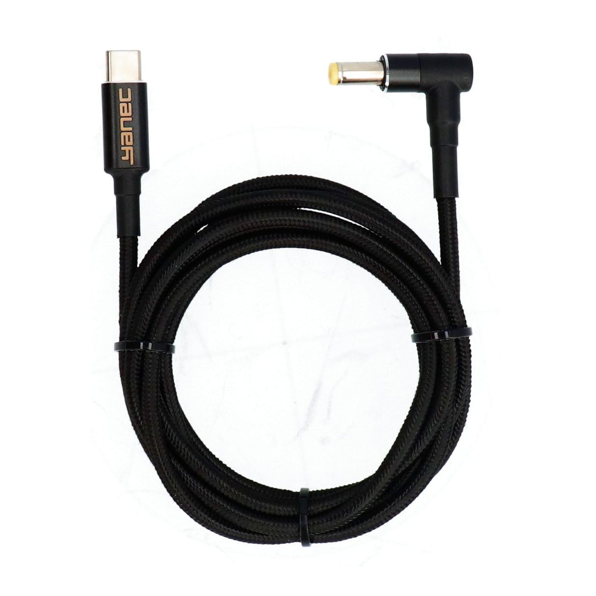 YANEC USB-C à 5,5 x 1,7 mm Câble de charge 1,8 m