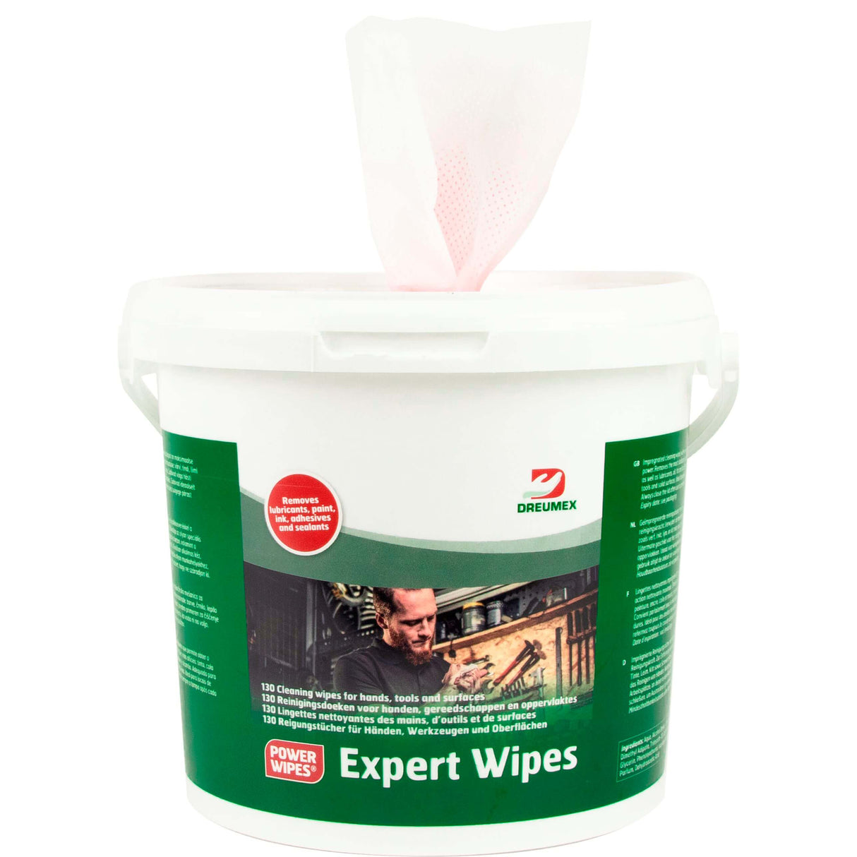 Dreumex Rengjøring av klutekspertservietter (Emmer A 130 PCS)