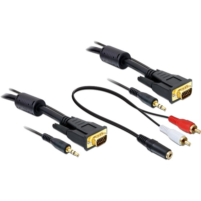 Delock Delock-Kabel VGA + Sound 2 m männlich männlich