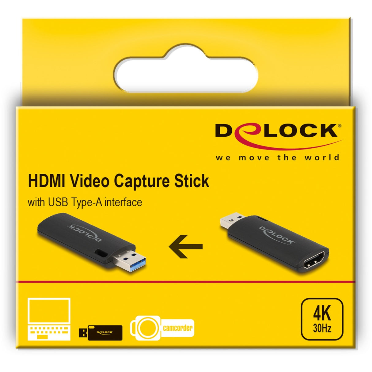 DELOCK HDMI Video Capture Stick USB-A