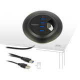 Dellock In-Desk Hub 4 Port USB 3.0