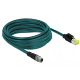 Síťový kabel Delock M12 8 PIN X-Coded> RJ45 HIROSE Plug