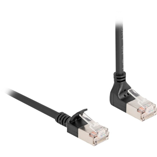 Delock RJ45 Network Cable Cat.6a S FTP Slim 90 ° nahoru a