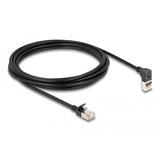 Delock RJ45 Network Cable Cat.6a S FTP Slim 90 ° nahoru a