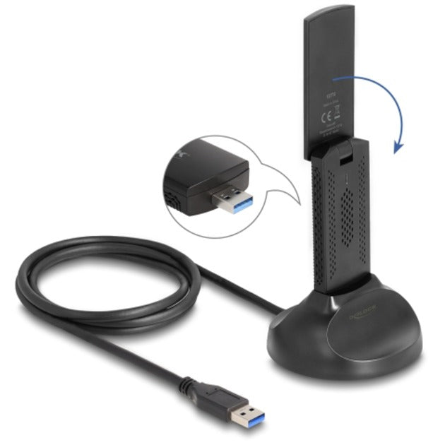 Delock Wi-Fi 6. Dual Band WLAN USB-adapter AX3000