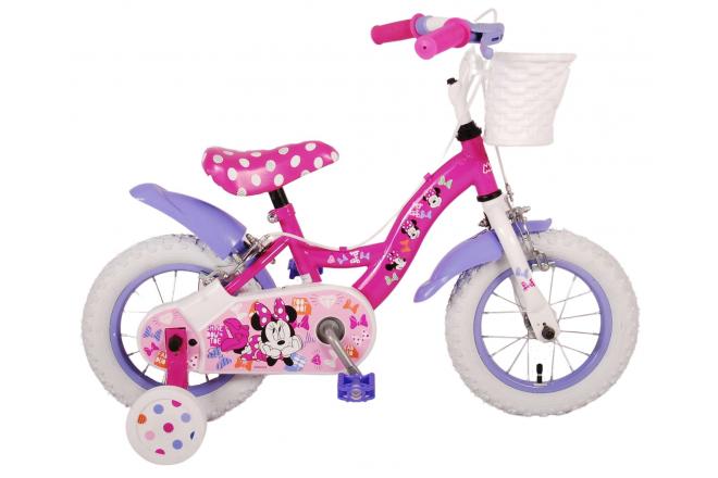 Disney Minnie le plus mignon de tous les temps! Bicycle d'enfants - filles - 12 pouces - rose - freins à deux mains