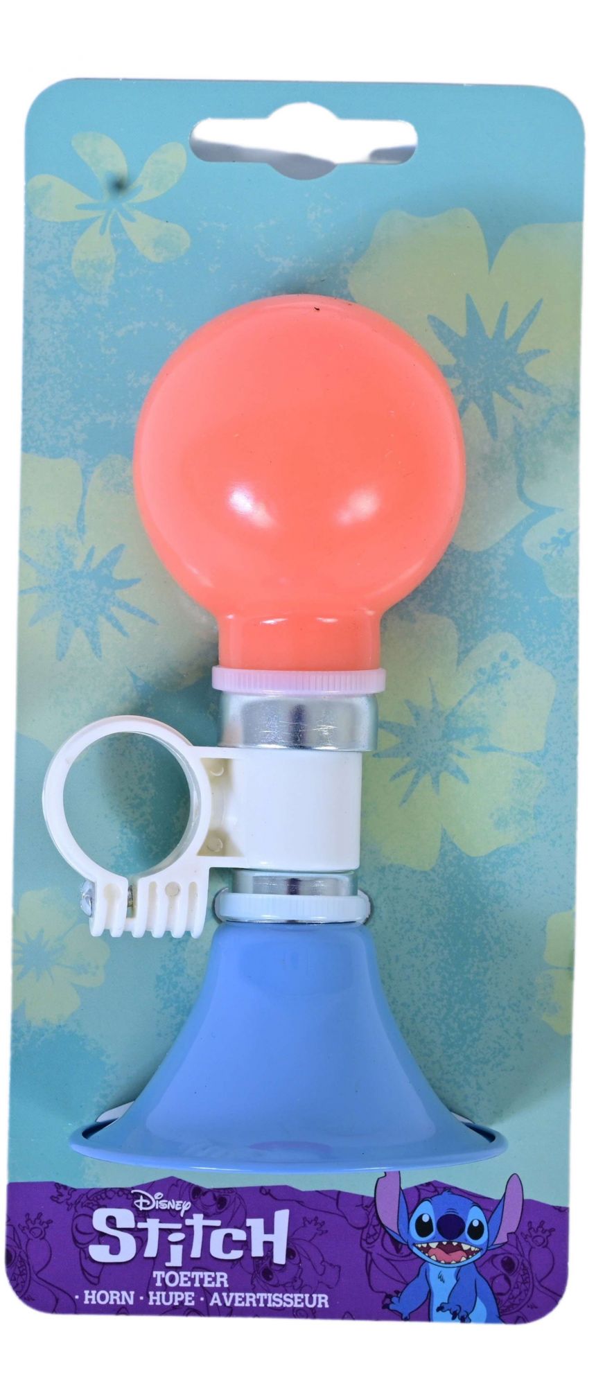 Stitch fietsteter crème junior koraal
