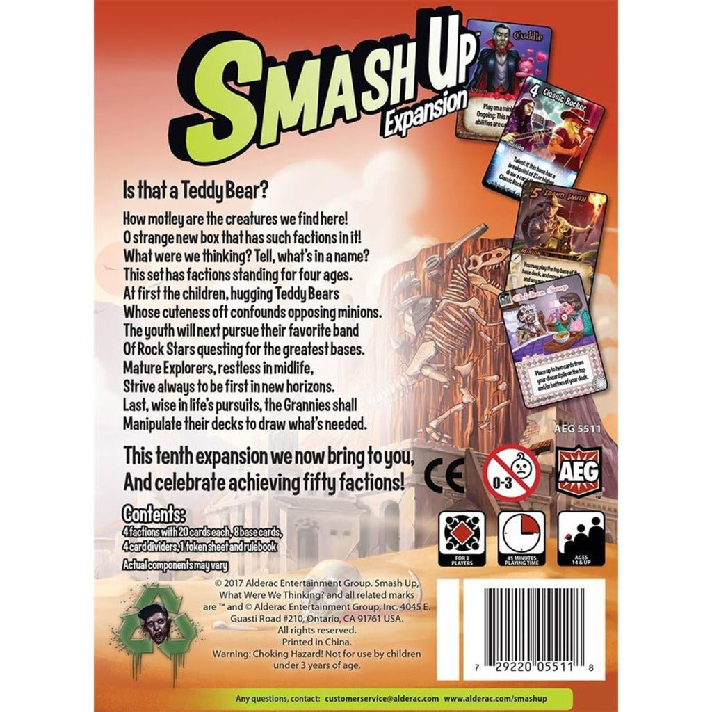 European Player Network Smash Up Expansion What Were We Thinking