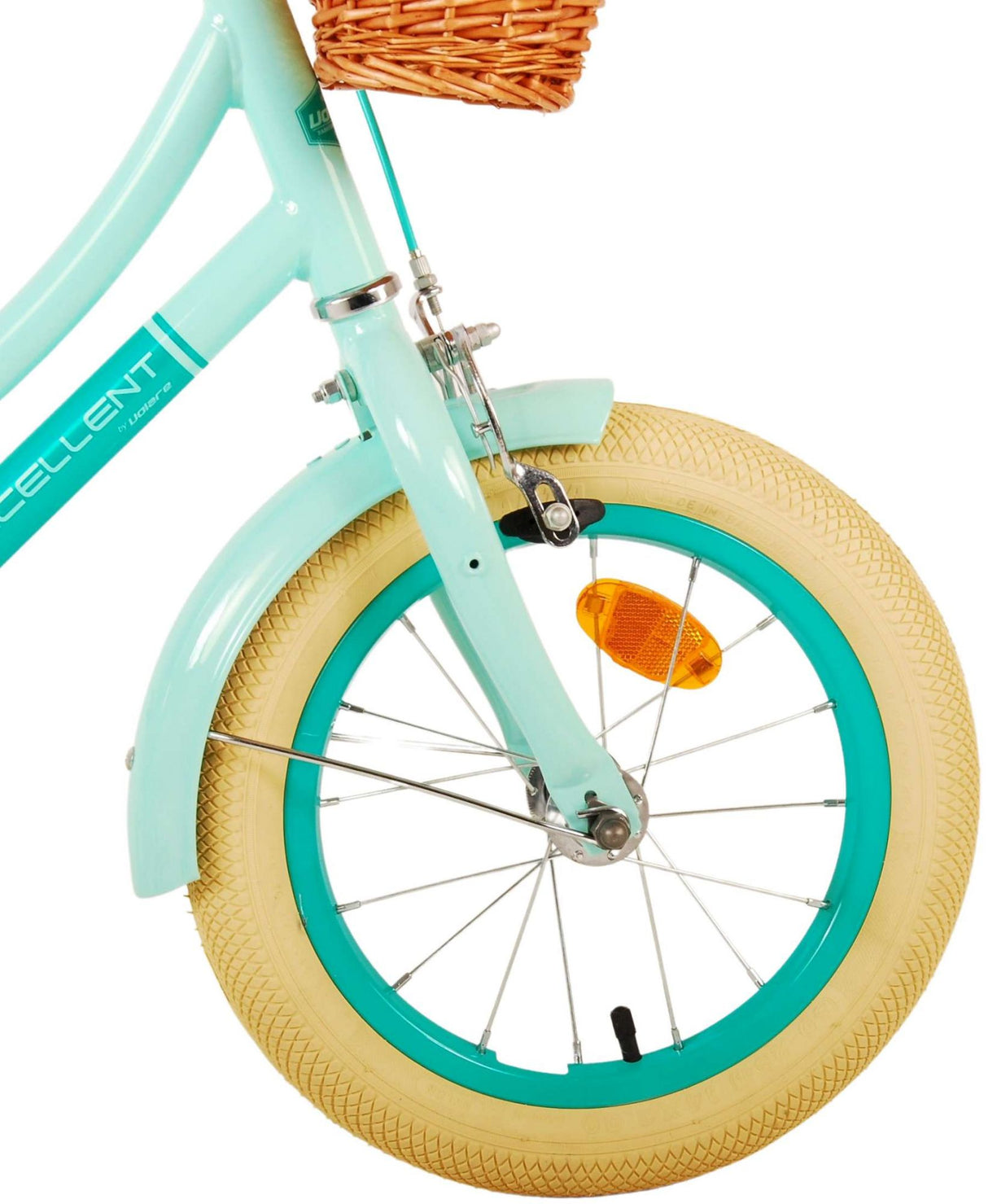 Volare fremragende børns cykel - piger - 14 tommer - grøn