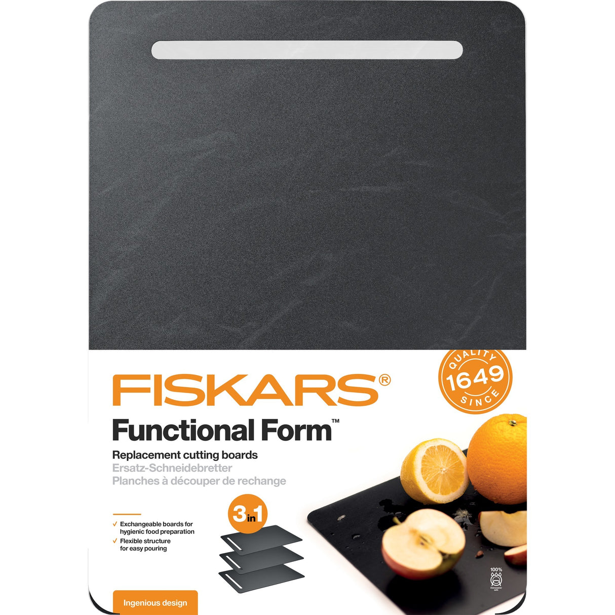 Fiskars funktionelle form plastikskærebord 3-delt