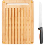 Fiskars Functional Form Set Bambusovo rezalno desko in nož
