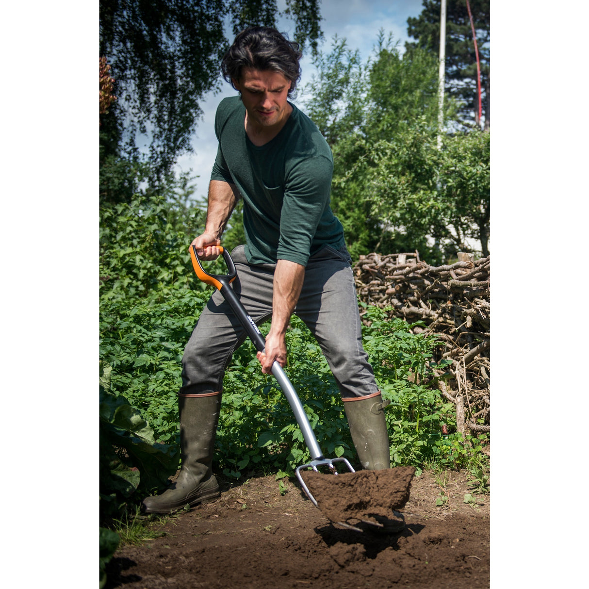 Fiskars xact manure fork