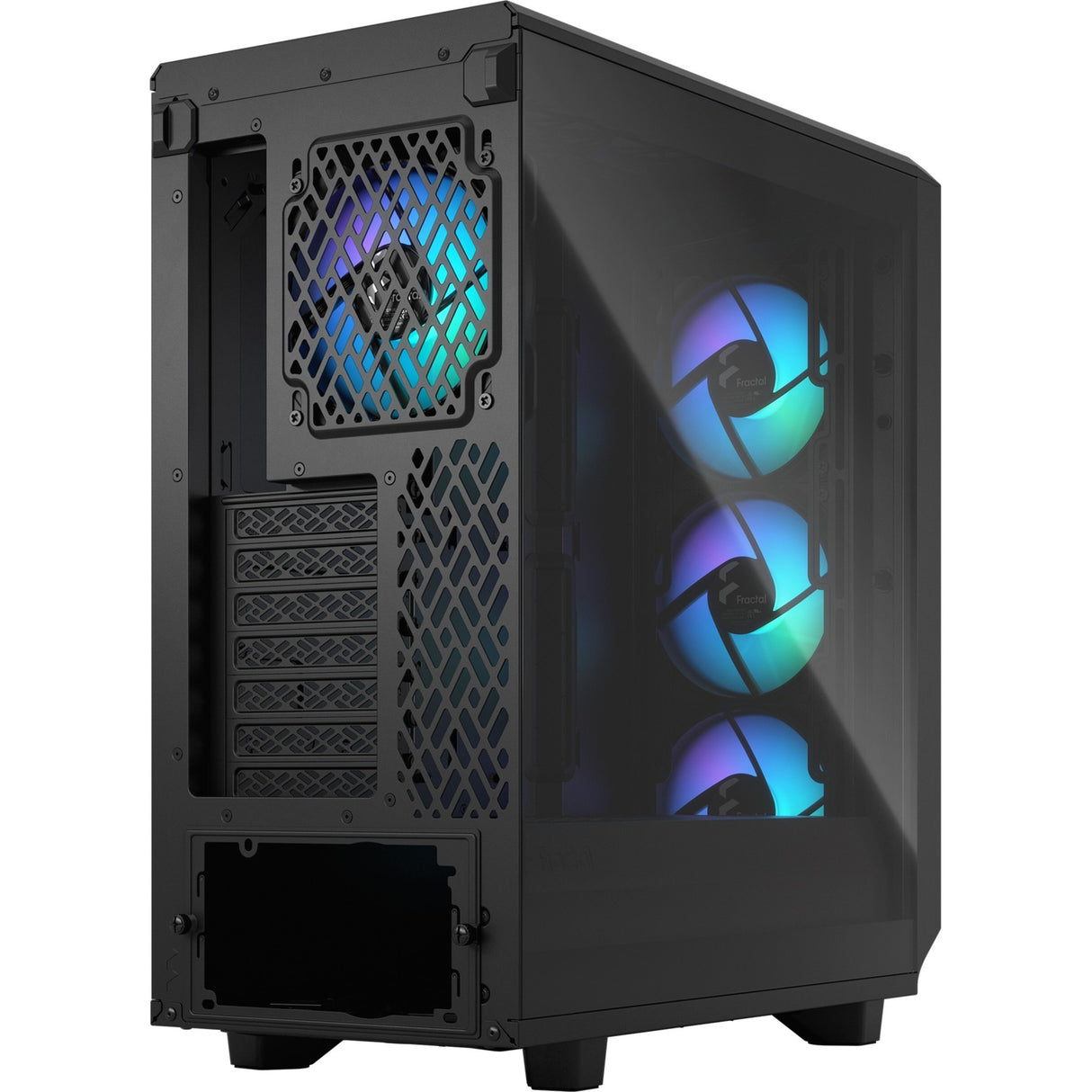 Design frattale Meshify 2 Compact Lite RGB Nero TG tinta
