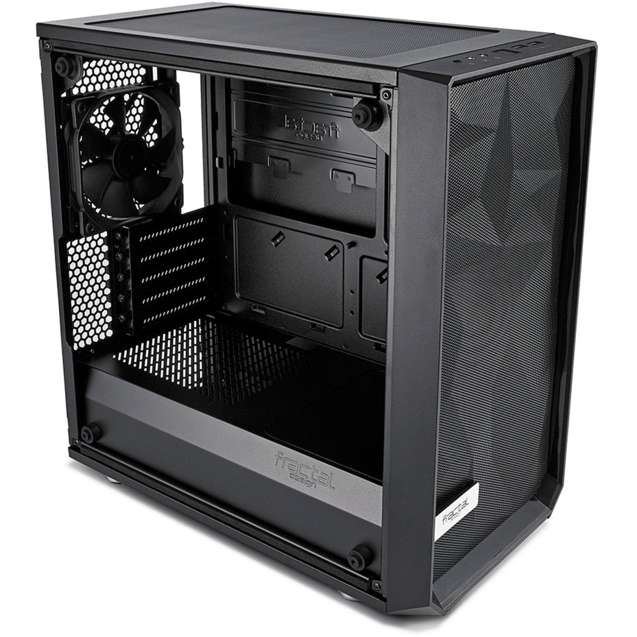 Fraktales Design meshify c Mini dunkelem Temperaturglas
