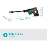 Gardena AquaClean 24 18 V P4A ready-made set