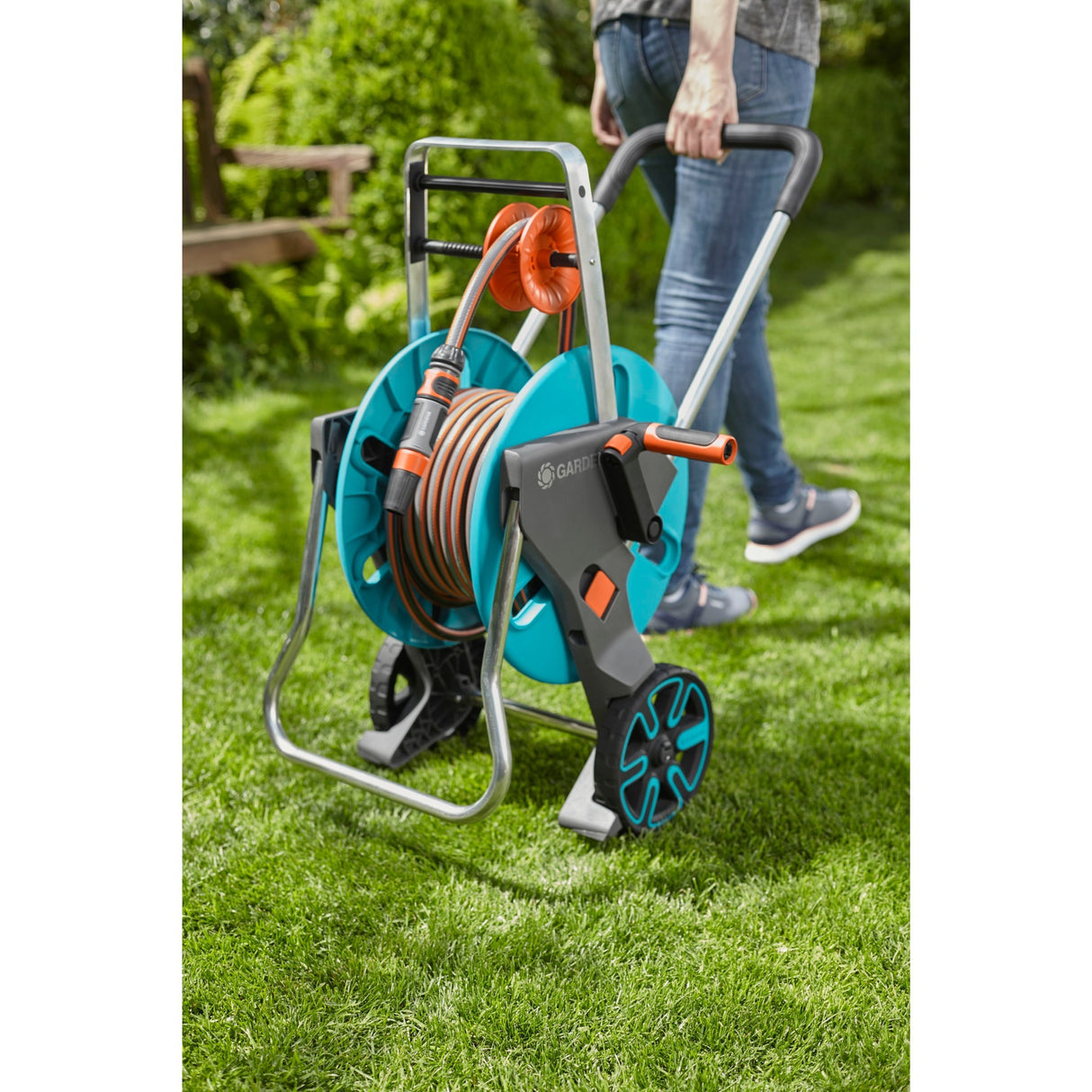 Gardena Snake Wagen Aquaroll M Easy Set