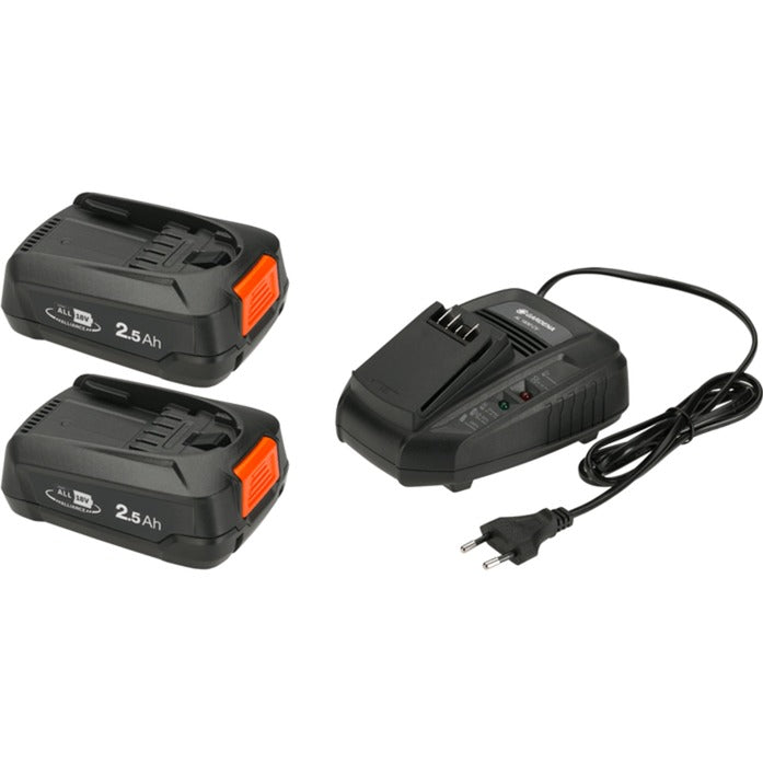 GARDENA GARDENA Startset P4A QC+2x2,5 Ah