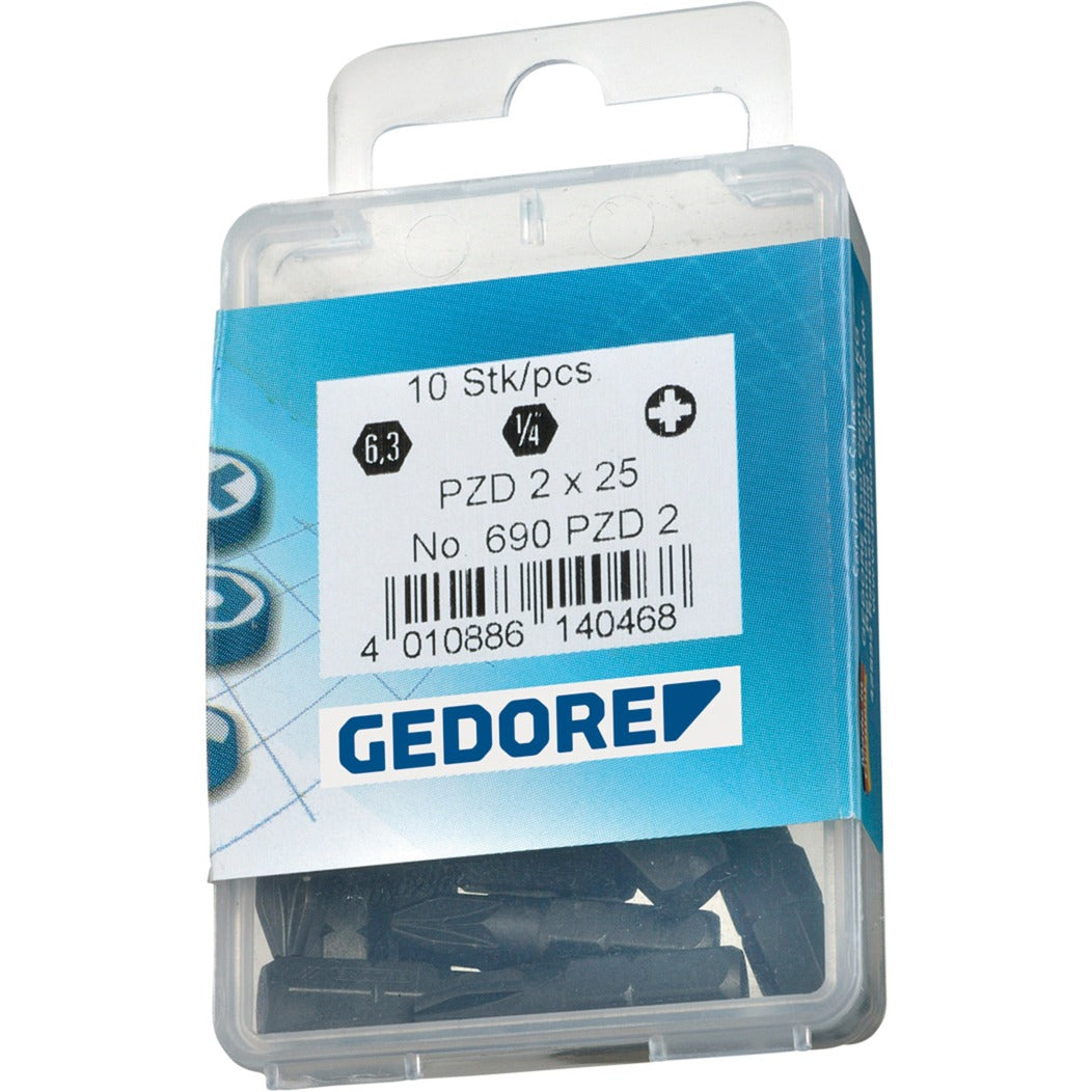 Bits de tournevis GEDORE 1 4, PZ2