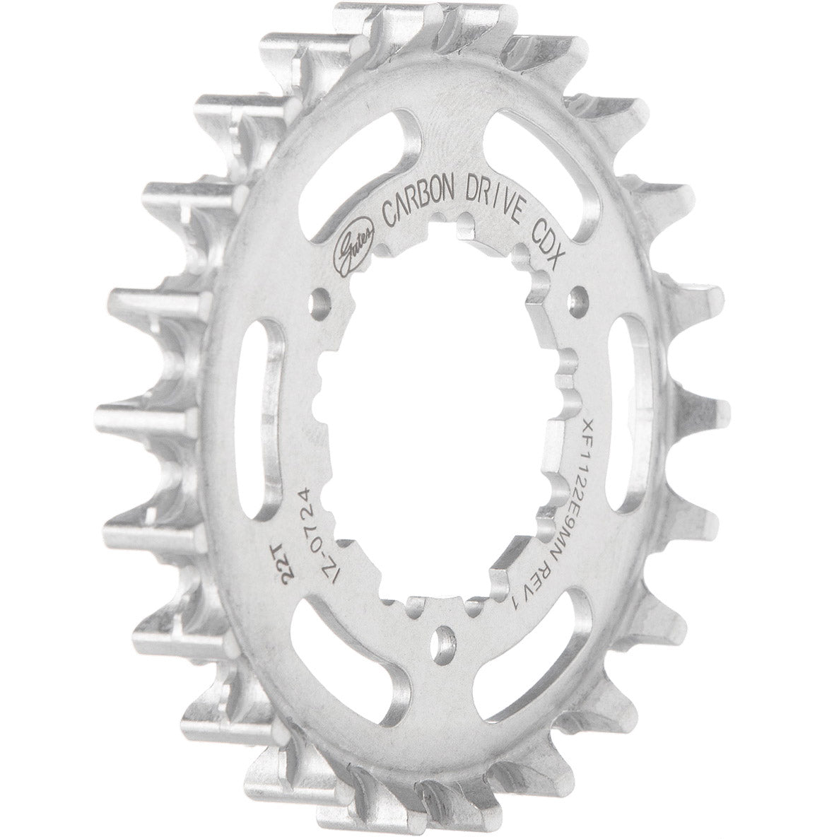 Gates Sprocket CDX 22T Enviolo 9-Spline BL 45.5 50mm Fin Line