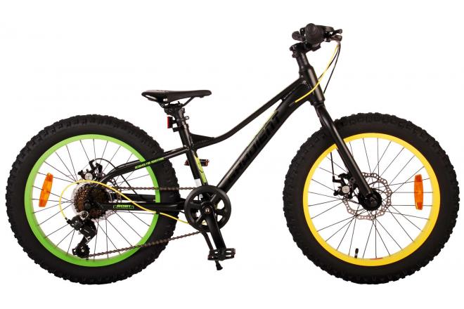 Bicycle per bambini a gradiente Vlatare - Boys - 20 pollici - Verde giallo nero - 6 velocità - Collezione Prime