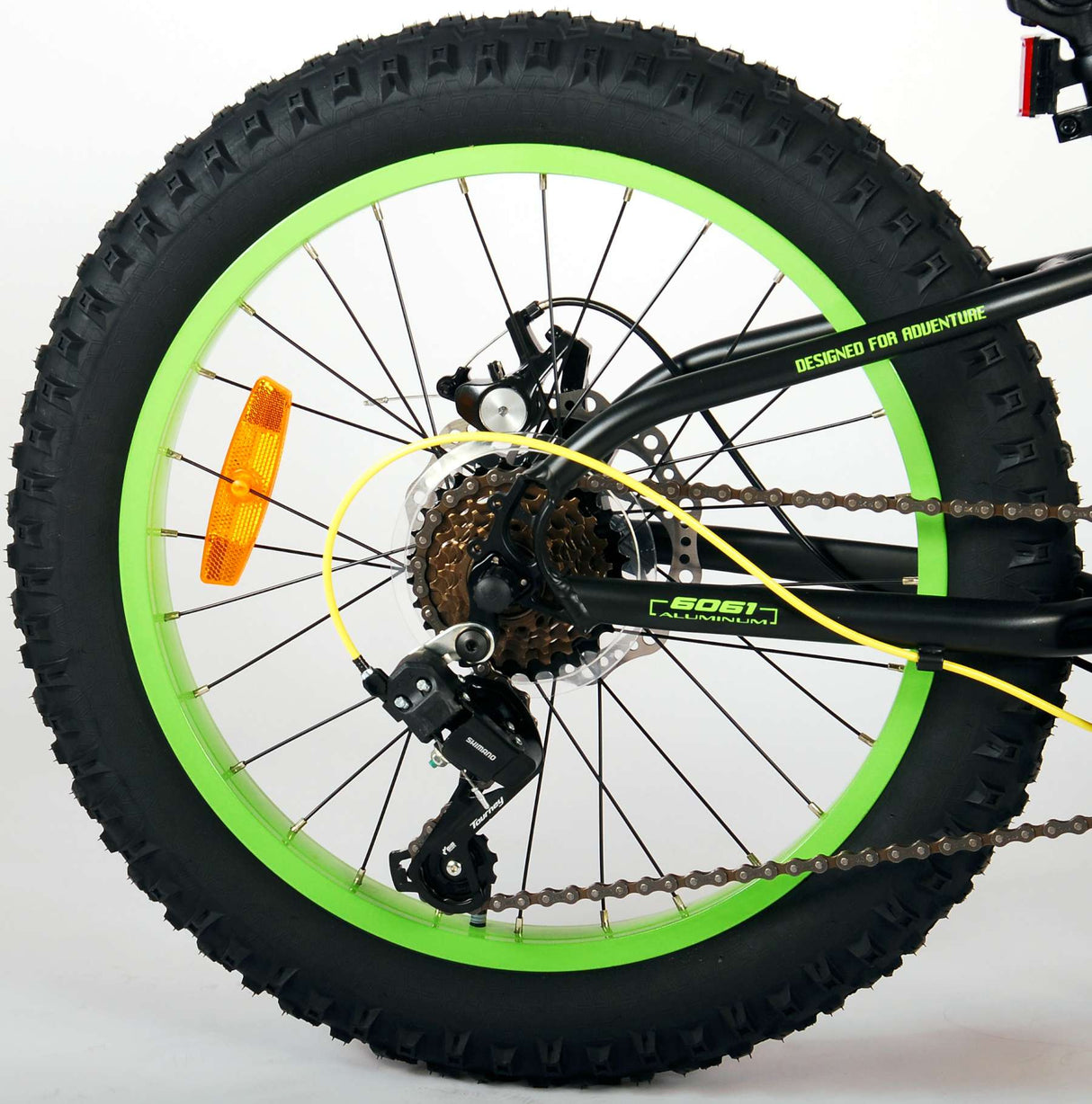 Bicycle per bambini a gradiente Vlatare - Boys - 20 pollici - Verde giallo nero - 6 velocità - Collezione Prime