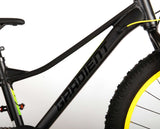 Volare Gradient Children's Bicycle - Pojkar - 24 tum - Black Green Yellow - 7 Speed ​​- Prime Collection