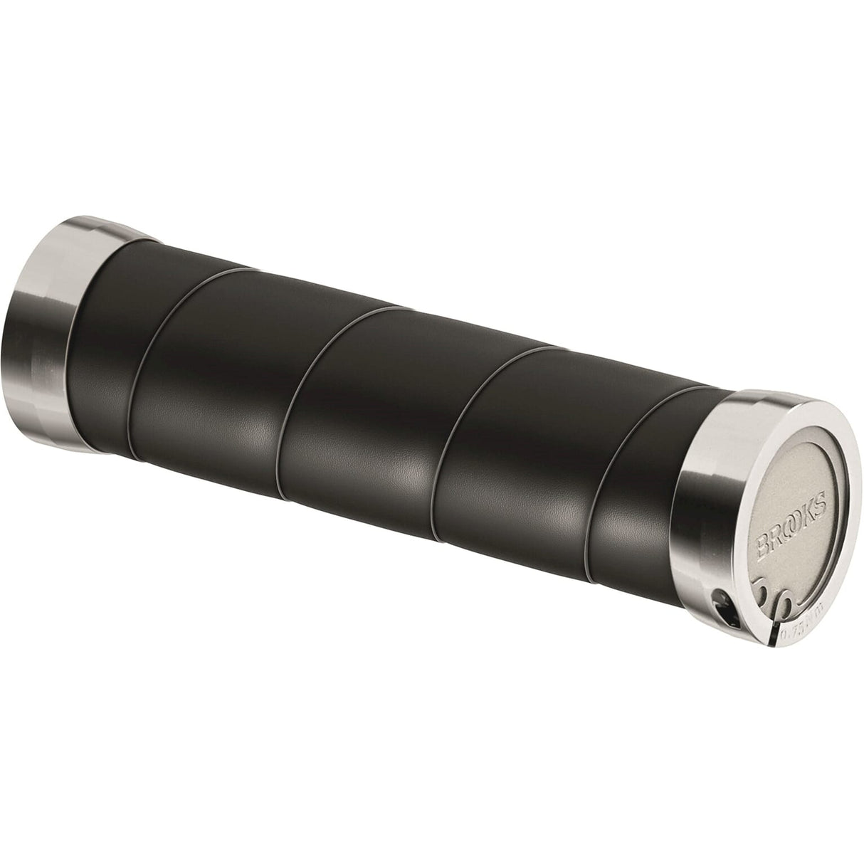 Brookove ročaje vitke usnjene ročaje 100 130 mm črno