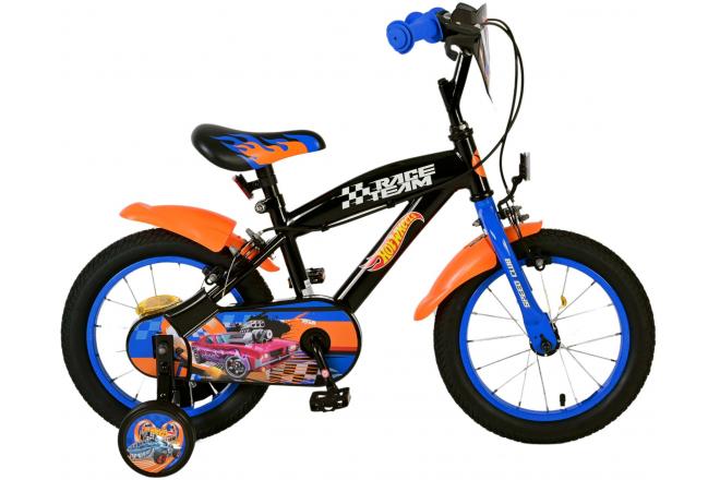 Heiße Räder Kinderbike Jungen 14 Zoll schwarz zwei Handbremsen