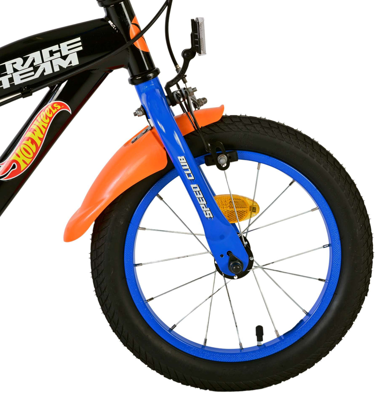 Heiße Räder Kinderbike Jungen 14 Zoll schwarz zwei Handbremsen