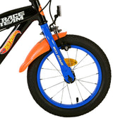 Heiße Räder Kinderbike Jungen 14 Zoll schwarz zwei Handbremsen