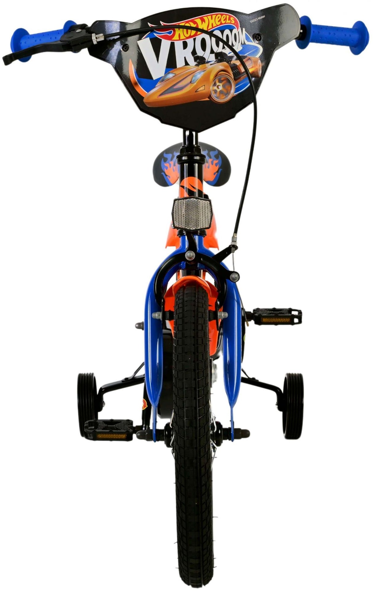Hot Wheels 16 tommer cykel sort orange blå 31656