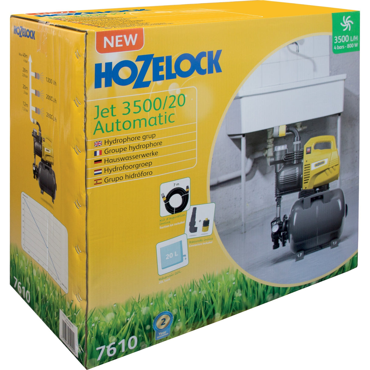 Hozelock Hozelock Jet Pump 3,500 L Hydrofoor Pomp