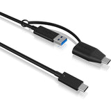 Icy Box IB-CB034 USB-C> USB-A och USB-C