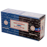01307 Satya Nag Champa Black Opium kadzidełka