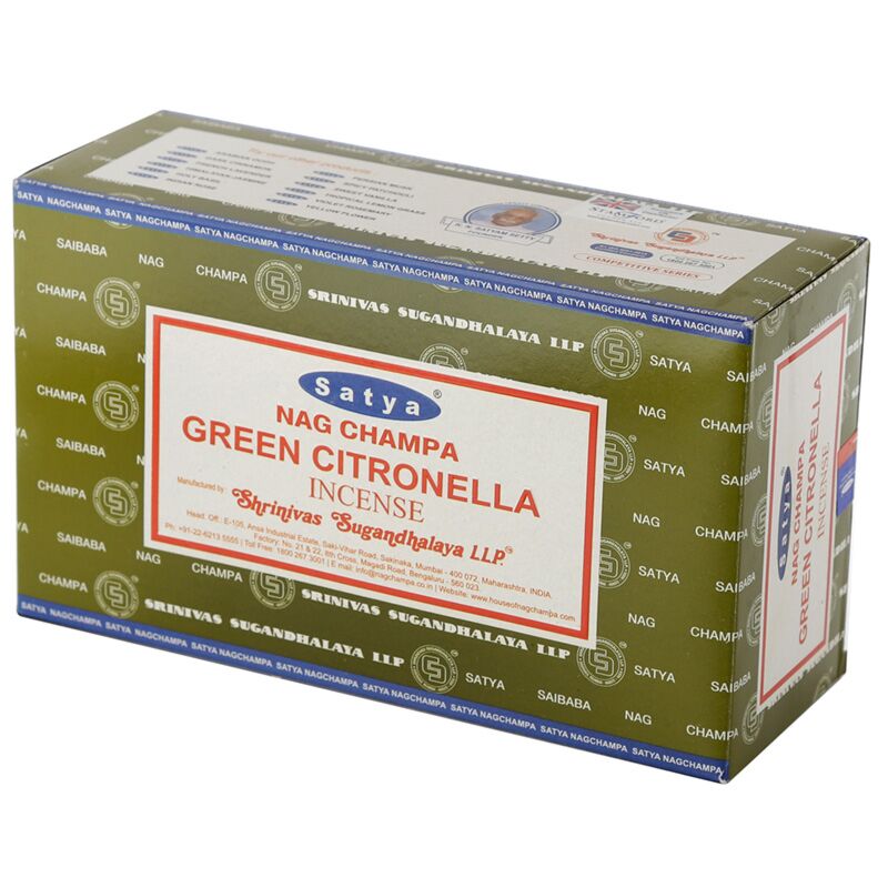 01356 Citronella vert - Satya Nag Champa Encens Sticks