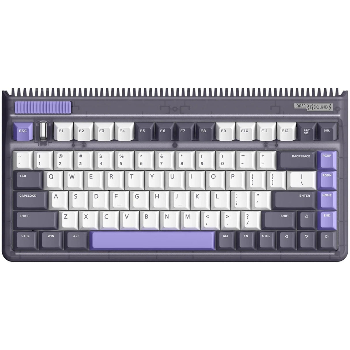 Bezdrátová mechanická klávesnice IQunix OG80 LAVANDIN