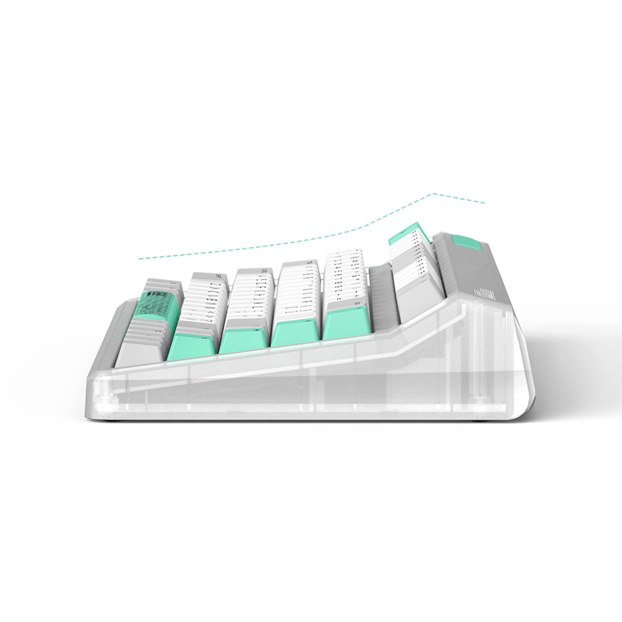 Teclado mecánico inalámbrico Iqunix OG80 Wormhole