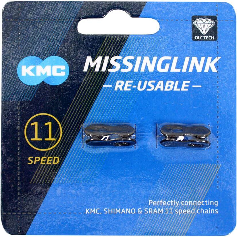 KMC Missinglink 11 DLC - 5,65 mm - Zwartkmc - Connecteur de chaîne de vélos
