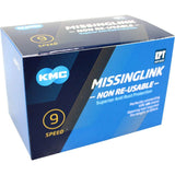 KMC closing link Missinglink 9 -NR EPT E9ZILVER 6.60mm 9V (40)